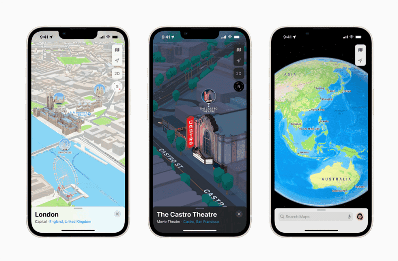 apple maps - Τα Apple Maps αποκτούν τρισδιάστατα (3D) γραφικά