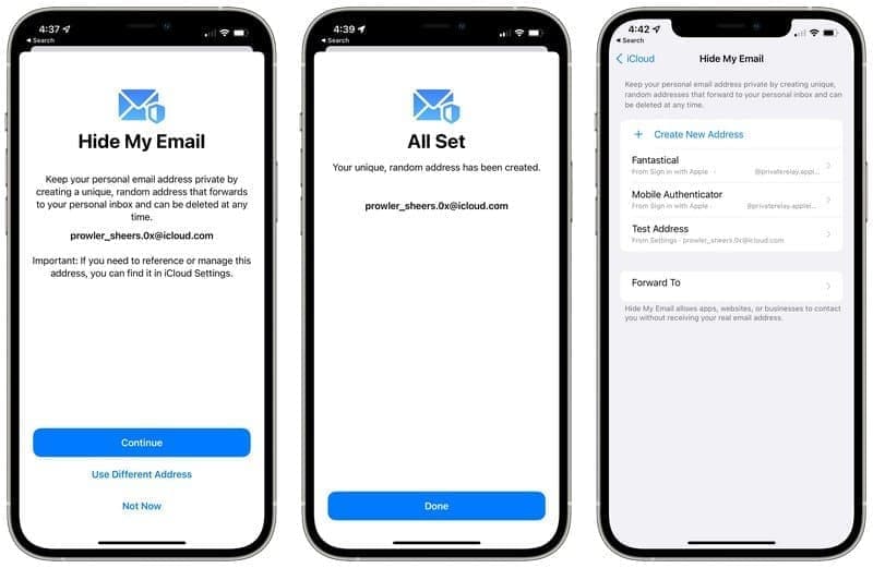 hide my email demonstration ios 15 - Η Apple έκανε διαθέσιμη την iOS 15 και iPadOS 15 στο ευρύ κοινό - Αναλυτικά τι νέο φέρνουν
