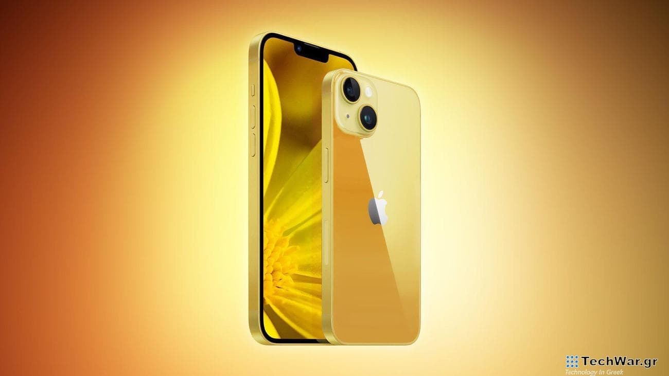 iPhone14 Yellow Mock 3 - Η Apple φημολογείται ότι θα ανακοινώσει το MacBook Air 15 ιντσών και άλλα από τον Μάρτιο έως τον Απρίλιο