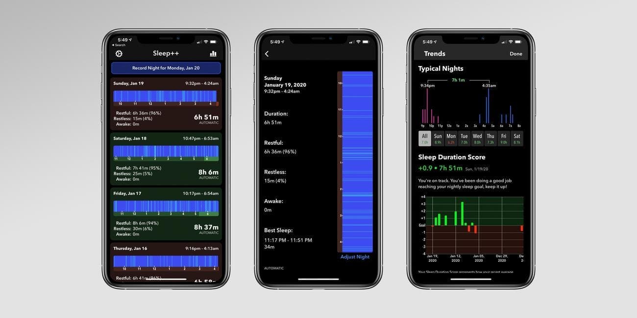 sleep plus plus - Οι καλύτερες εφαρμογές παρακολούθησης ύπνου για το Apple Watch