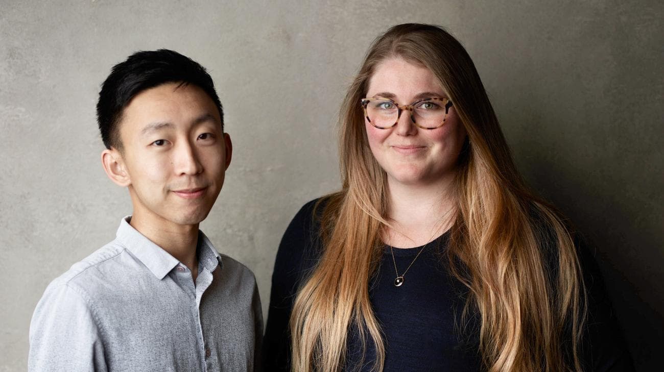 Οι συνιδρυτές της Ansa, JT Cho και Sophia Goldberg.