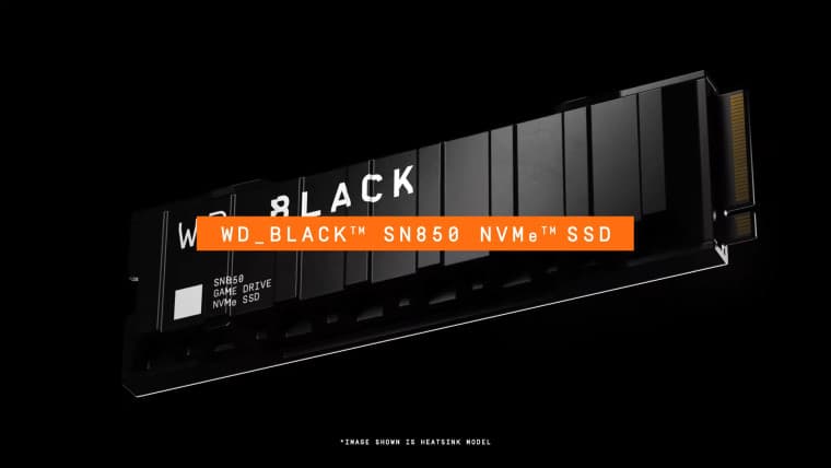 Ένας SSD WD Black SN850 NVMe