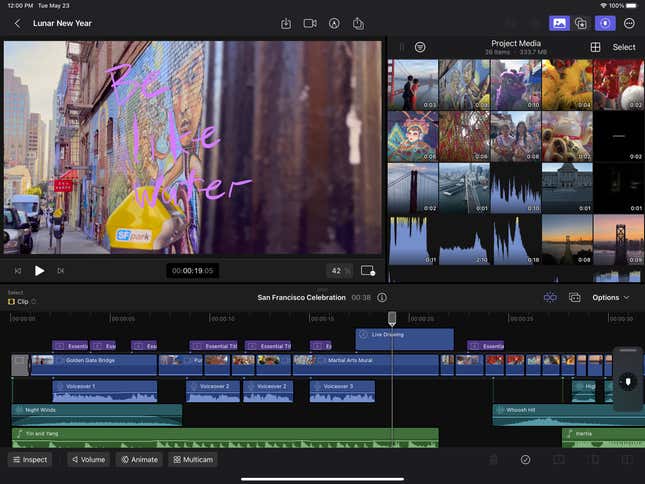 Εικόνα για άρθρο με τίτλο Πώς είναι να χρησιμοποιείτε το Final Cut Pro της Apple σε ένα iPad;