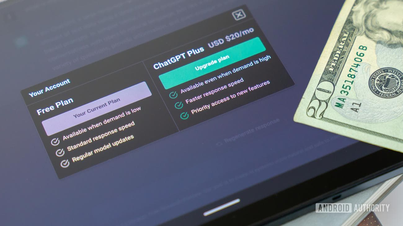 Στοκ φωτογραφία συνδρομής ChatGPT Plus