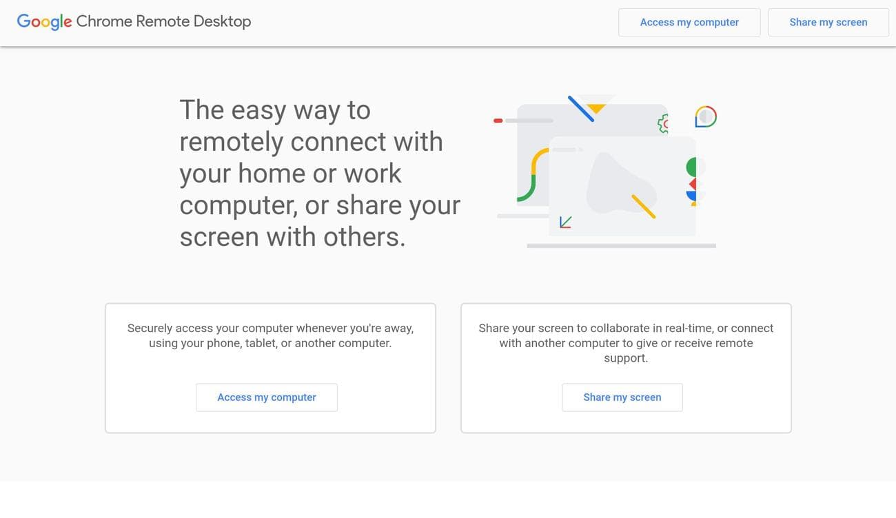 Chrome-Remote-Desktop-Home-Page