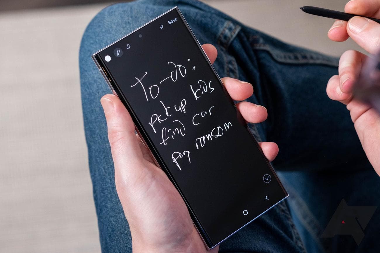 Galaxy S22 Ultra ransom S Pen