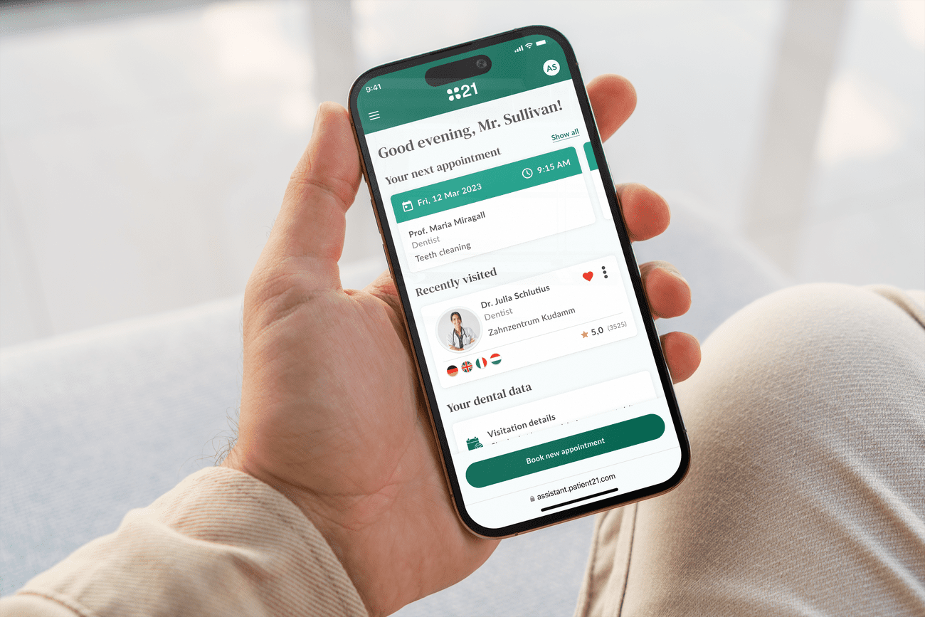 Εφαρμογή καταναλωτή Patient21