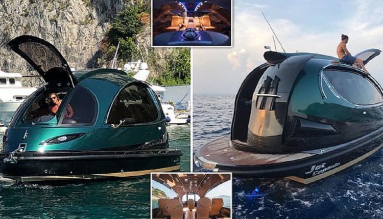 Jet Capsule: Το ωραιότερο γιοτ στον κόσμο έχει σχήμα κάψουλας και μοιάζει να έρχεται από το μέλλον