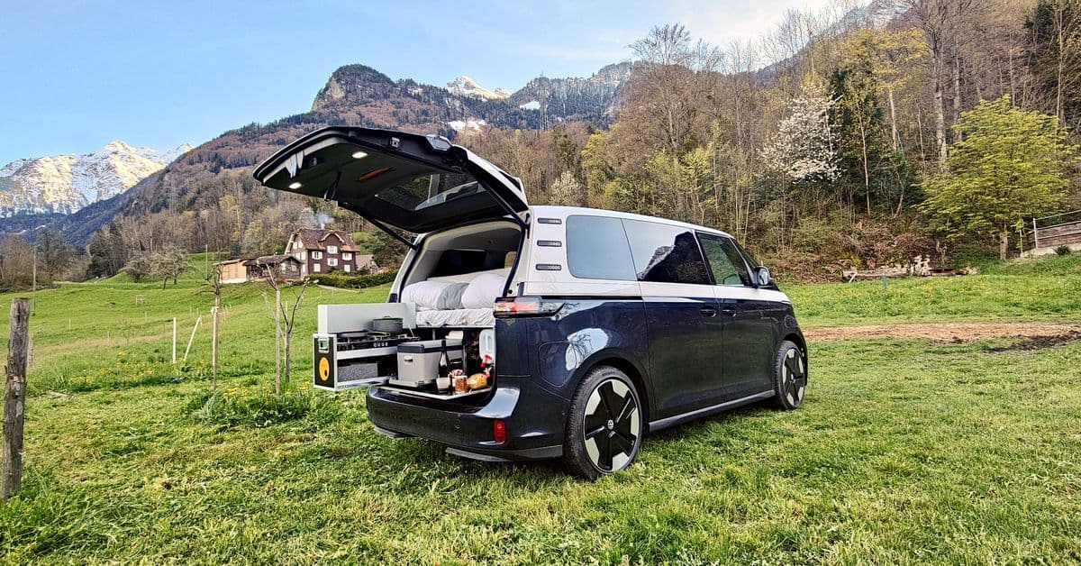 Living and working from an all-electric VW ID Buzz