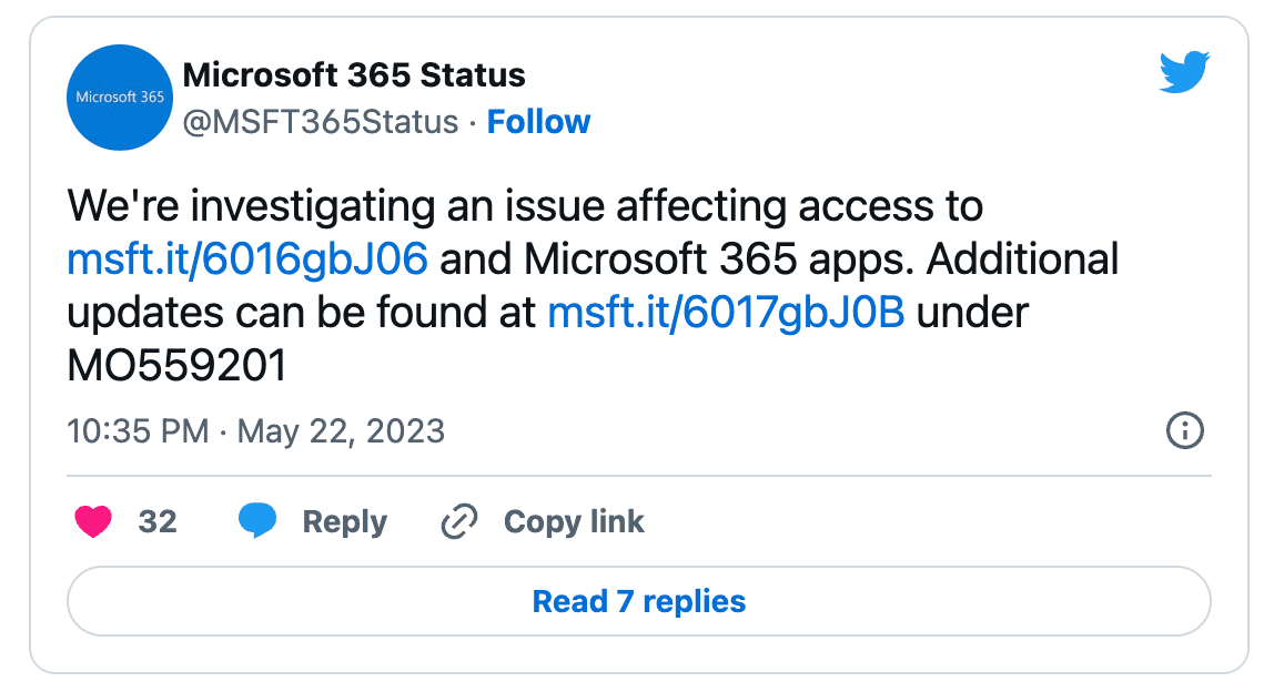 , Το Microsoft 365 χτυπήθηκε από νέα διακοπή λειτουργίας που προκαλεί προβλήματα συνδεσιμότητας, TechWar.gr