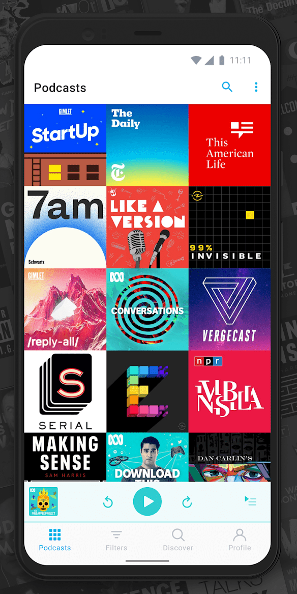 Pocket Casts - Podcast Player best android auto app roundup