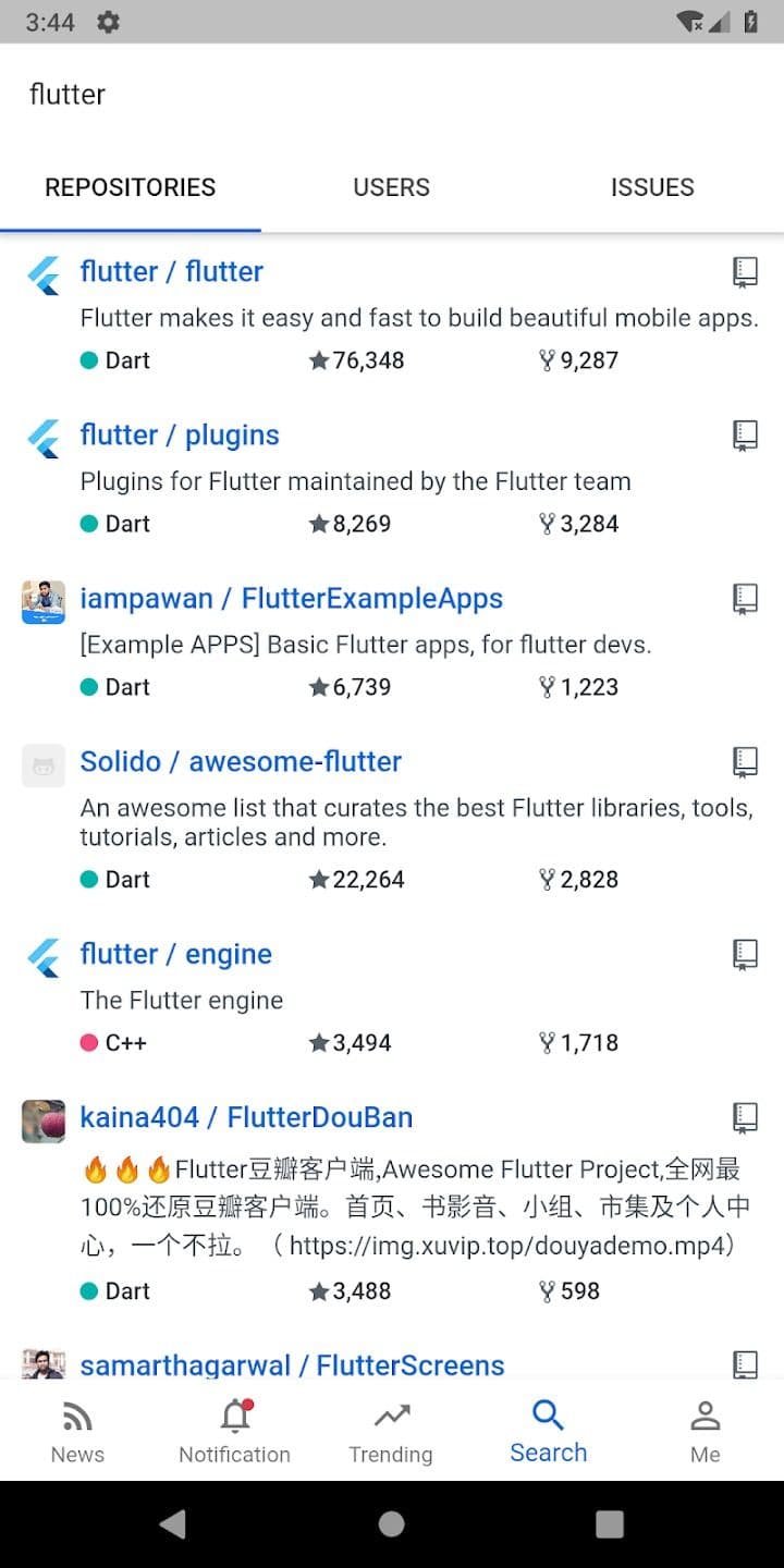 Εναλλακτικό GitHub - GitTouch