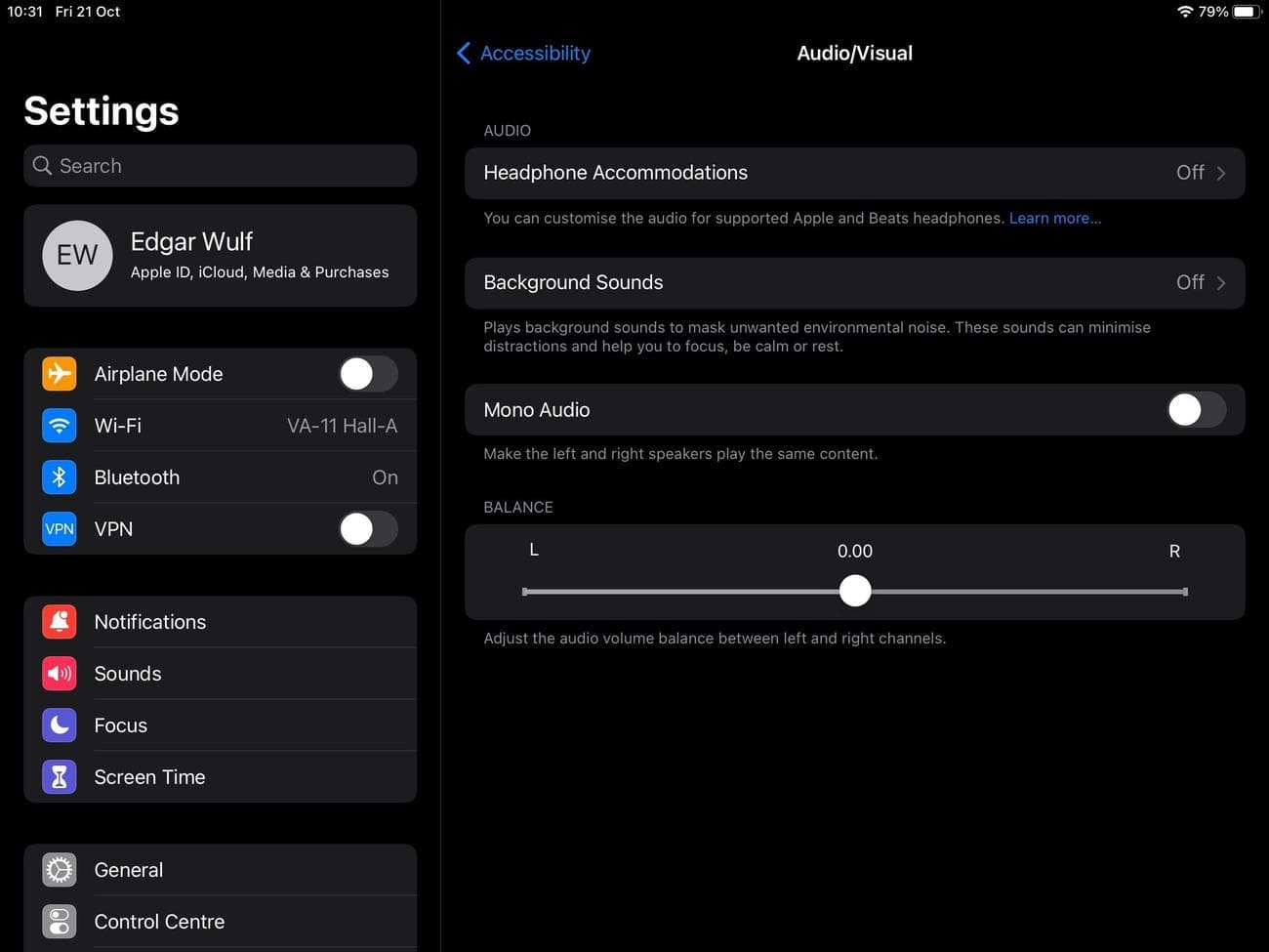 ΟΙ δυνατότητες προσβασιμότητας iOS Audio/Visual