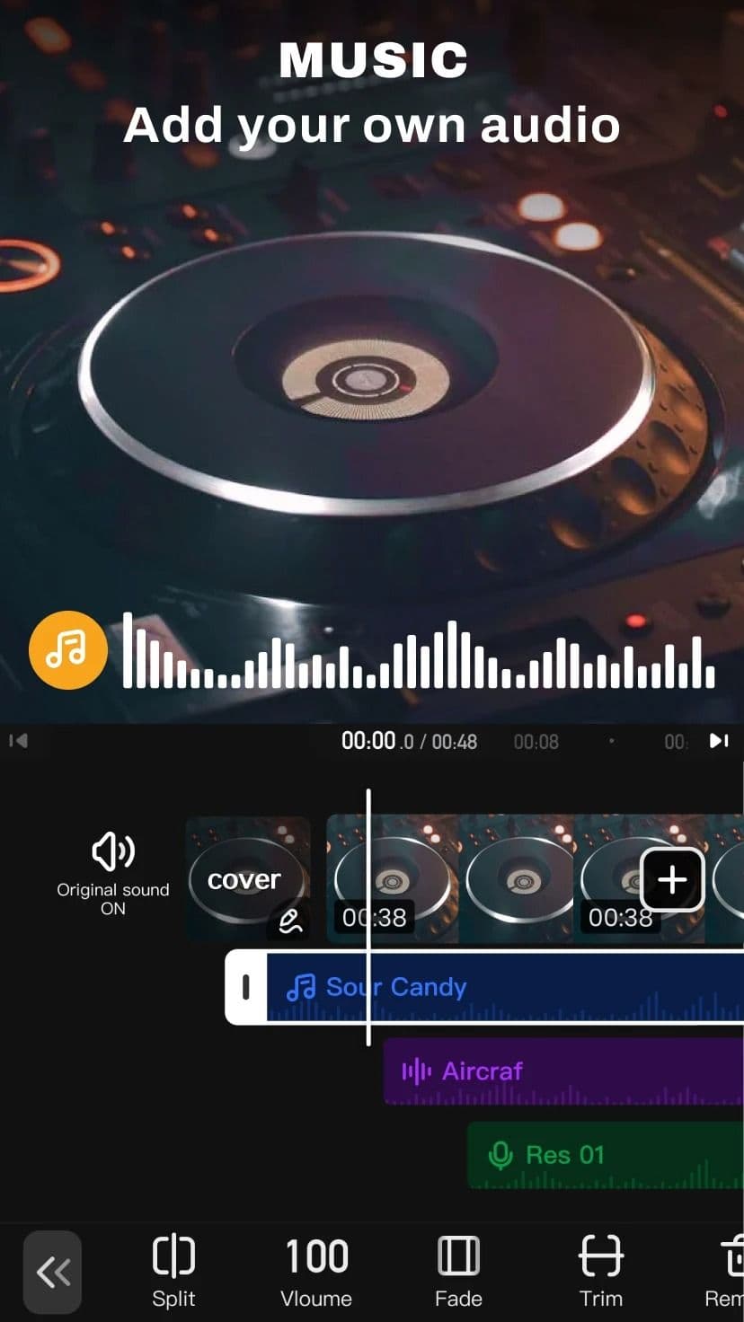 προσθέστε μουσική σε βίντεο στο vivavideo