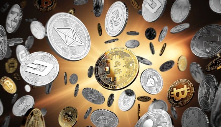 Cryptocurrency falling