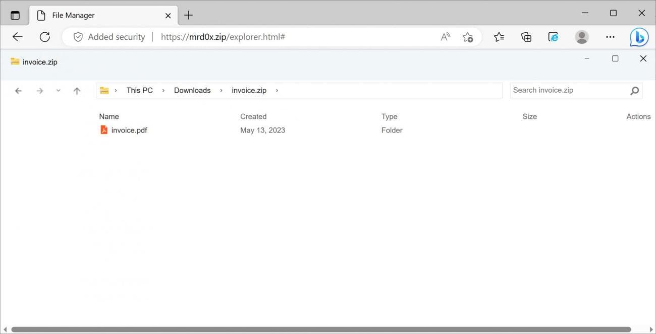 Το έξυπνο κόλπο phishing «Αρχειοθέτηση αρχείων στο πρόγραμμα περιήγησης» χρησιμοποιεί τομείς ZIP