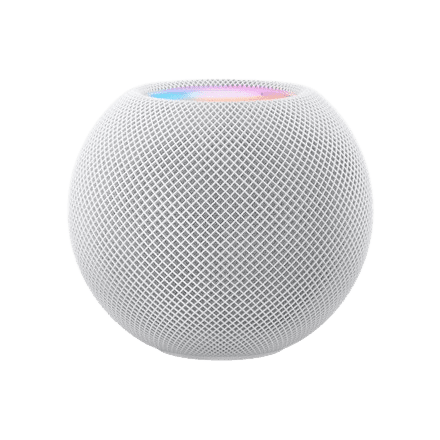 homepod μίνι σε λευκό σε άσπρο φόντο