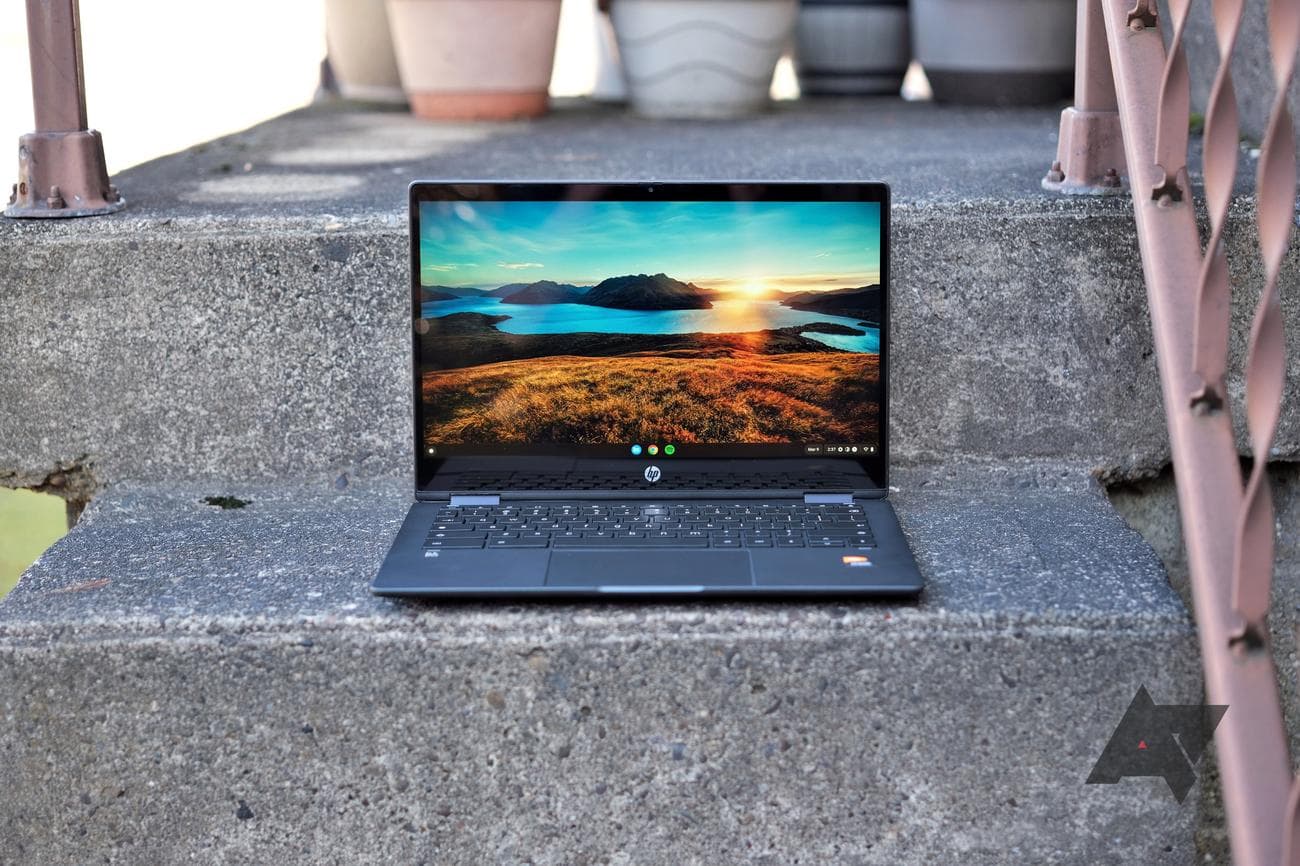 HP Chromebook x360 13b αναθεώρηση μπροστινές σκάλες