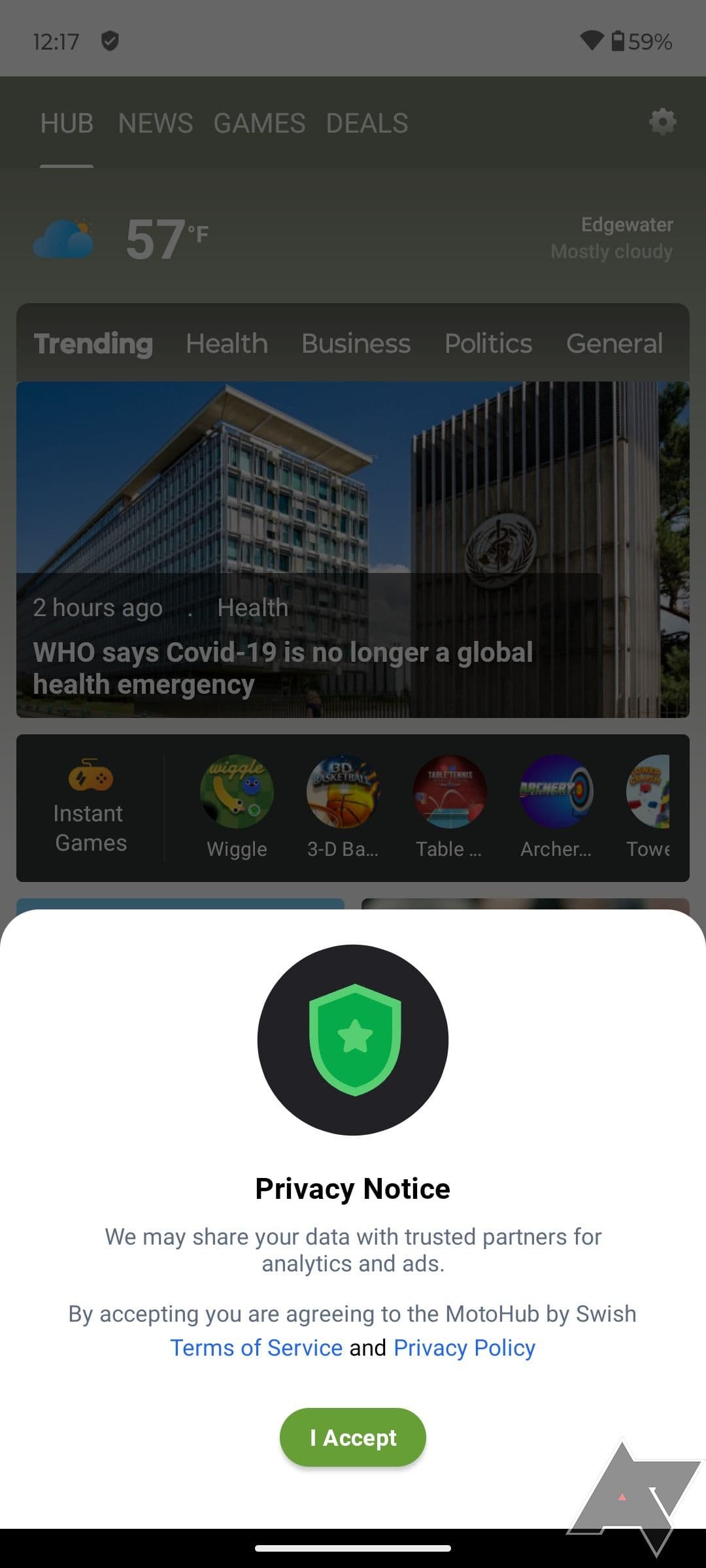 Παράδειγμα Bloatware στο Moto G Power
