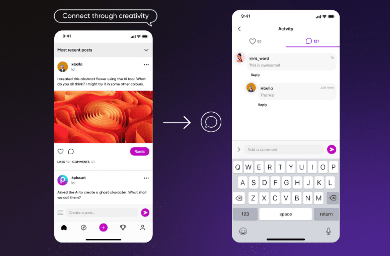 Η νέα λειτουργία Spaces της Picsart