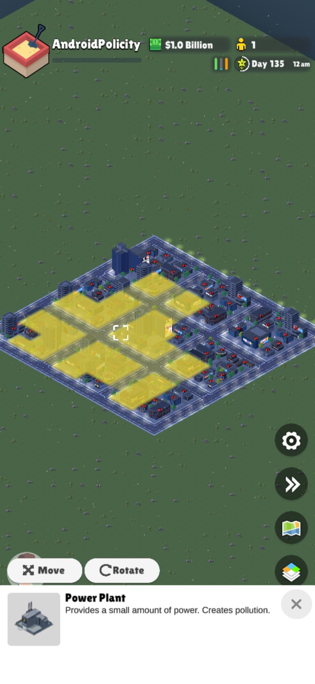Σταθμός ηλεκτροπαραγωγής βάσης Pocket City 2
