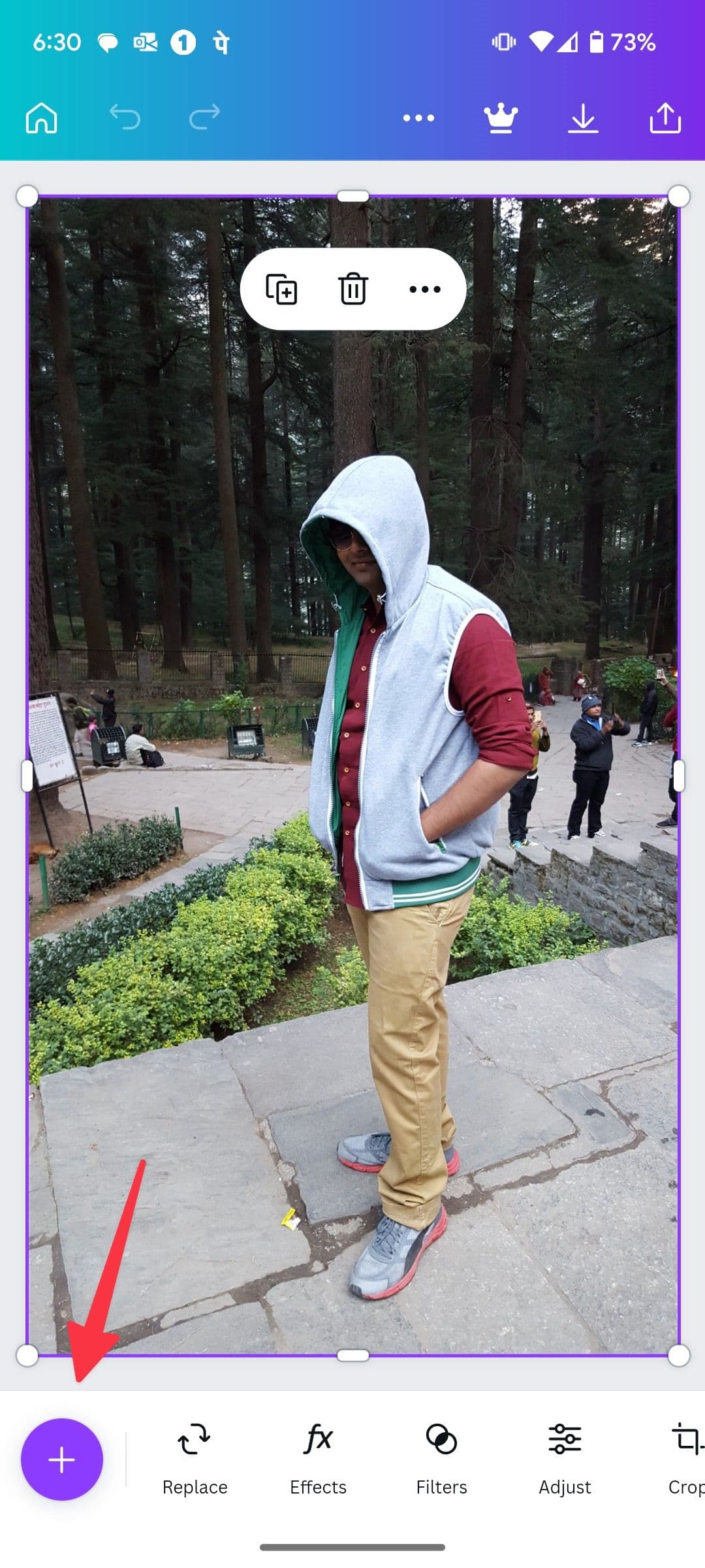 Επεξεργασία φωτογραφιών στο Canva