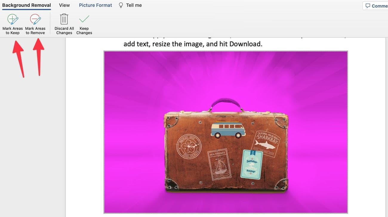 σήμα ares στο Microsoft Word
