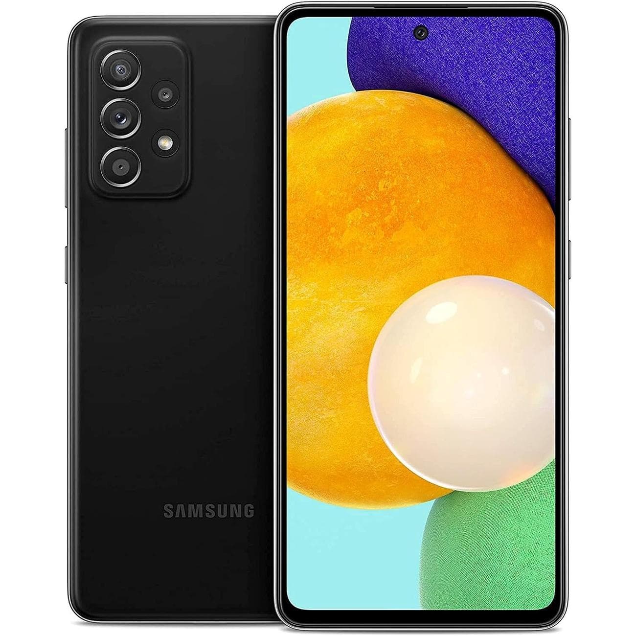 Samsung Galaxy A52 render εμπρός και πίσω