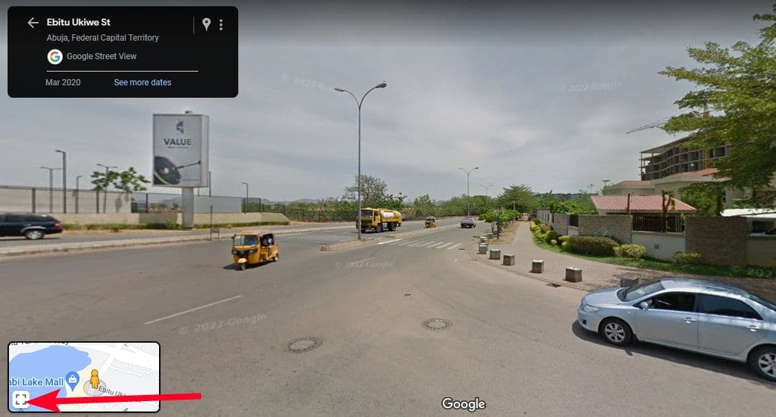 Street View στους Χάρτες Google στο πρόγραμμα περιήγησης Chrome