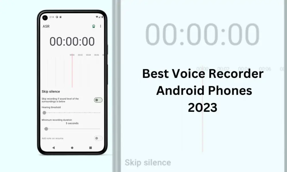 5 καλύτερες συσκευές εγγραφής φωνής για Android το 2023
