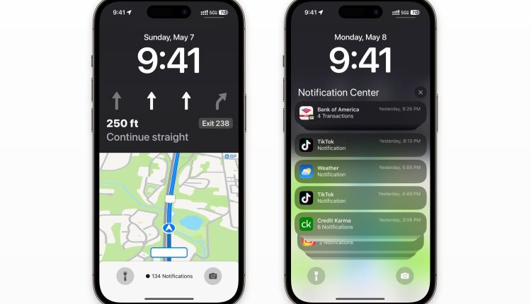 Αμφισβητούμενοι ισχυρισμοί φήμες Το iOS 17 διαθέτει επανασχεδιασμένη οθόνη κλειδώματος χαρτών
