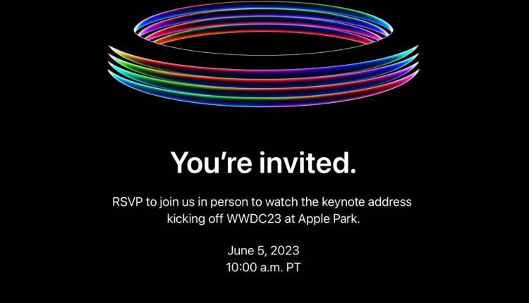 Η Apple προσκαλεί τα μέσα ενημέρωσης στην κεντρική ομιλία του WWDC 2023, όπου αναμένεται να κάνουν το ντεμπούτο τους τα ακουστικά AR
