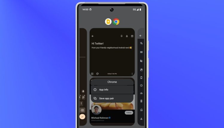 Η Google μπορεί τελικά να βελτιώσει τη δυνατότητα διαχωρισμού οθόνης με το Android 14
