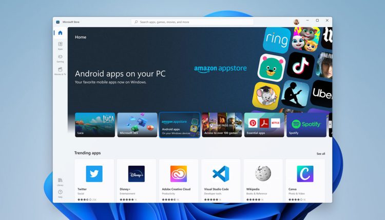 windows 11 amazon appstore android