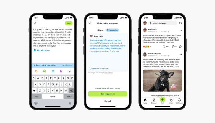 Η Nextdoor λανσάρει τη νέα λειτουργία «Assistant» που υποστηρίζεται από το ChatGPT της OpenAI