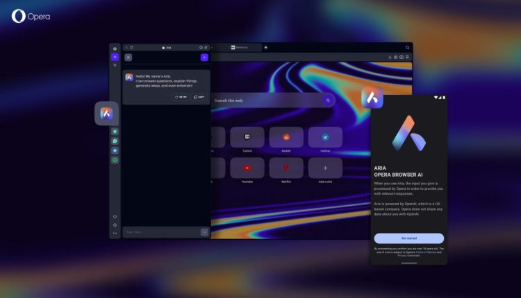 Η Opera λανσάρει νέα ενσωματωμένη πλευρική γραμμή τεχνητής νοημοσύνης που υποστηρίζεται από το ChatGPT του OpenAI
