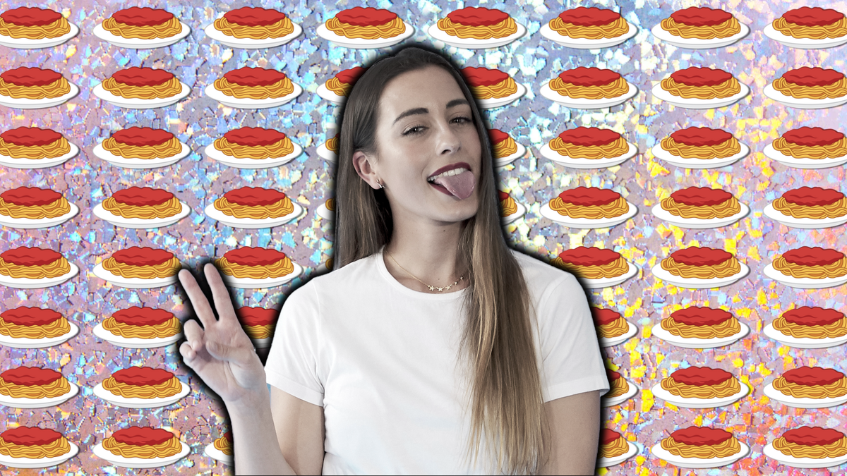 Η Paula Gonu μαγείρεψε τον χόνδρο της σε σάλτσα Bolognese και τον έφαγε
