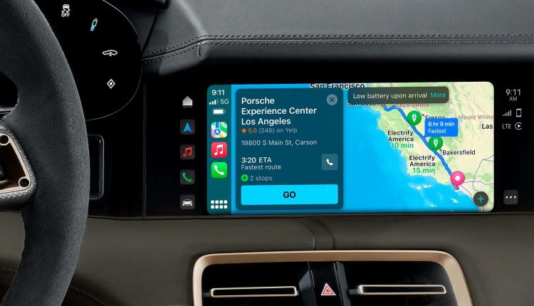 Η Porsche Taycan κερδίζει υποστήριξη για το Apple Maps EV Routing
