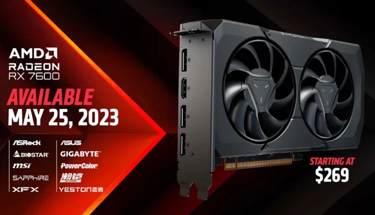 Η RX 7600 είναι η νέα προσιτή κάρτα γραφικών της AMD για 1080p gaming με $269