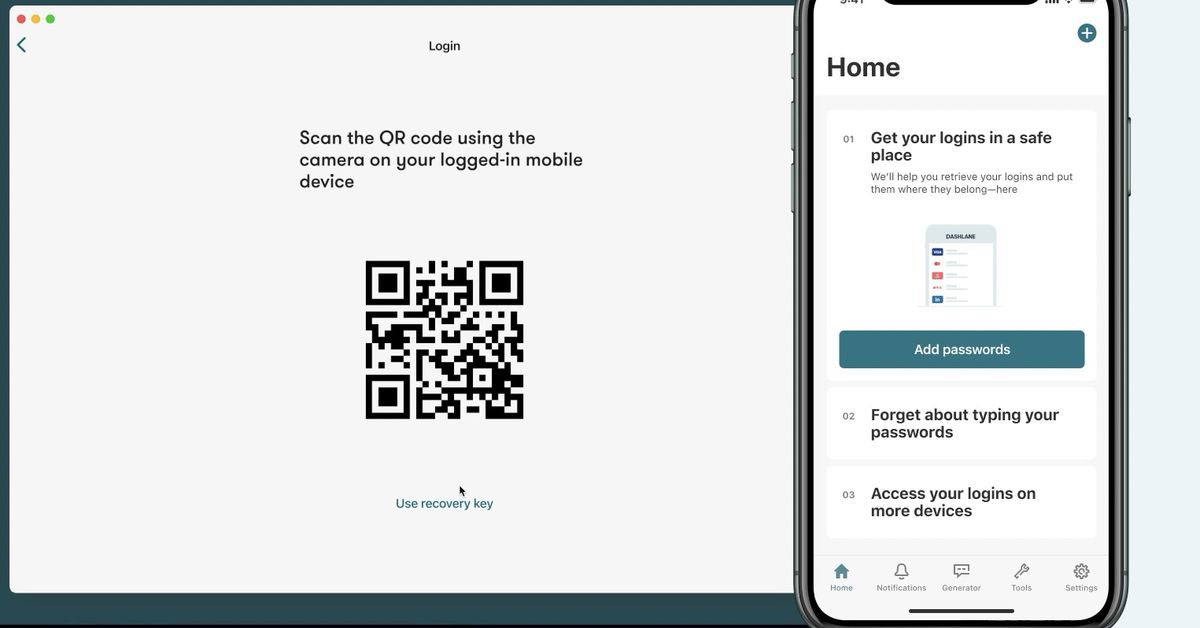 Η νέα σύνδεση χωρίς κωδικό πρόσβασης του Dashlane παραλείπει τους κύριους κωδικούς πρόσβασης