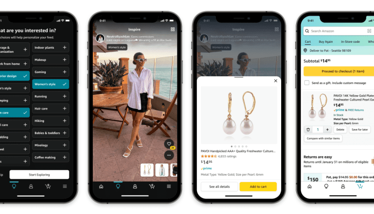 Η ροή αγορών Inspire που μοιάζει με TikTok της Amazon είναι πλέον διαθέσιμη σε όλους τους πελάτες στις ΗΠΑ