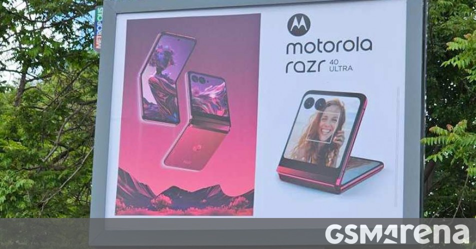 Οι διαφημίσεις Motorola Razr 40 Ultra εμφανίζονται σε διαφημιστικές πινακίδες στην Ευρώπη
