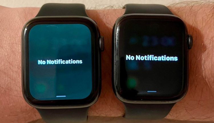 Ορισμένοι χρήστες Apple Watch παραπονιούνται για περίεργη πράσινη απόχρωση οθόνης μετά την ενημέρωση του watchOS 9.5
