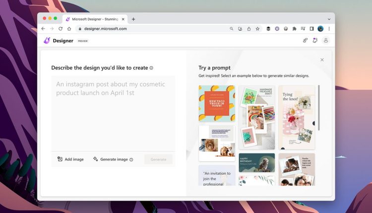 Πώς να χρησιμοποιήσετε το πιο πρόσφατο εργαλείο AI της Microsoft για να δημιουργήσετε δωρεάν σχέδια από κείμενο
