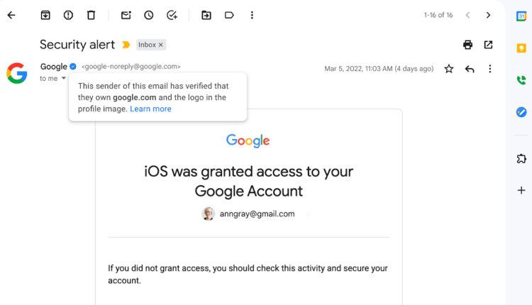 Το Gmail λαμβάνει τους δικούς του μπλε ελέγχους για επαληθευμένα μηνύματα ηλεκτρονικού ταχυδρομείου