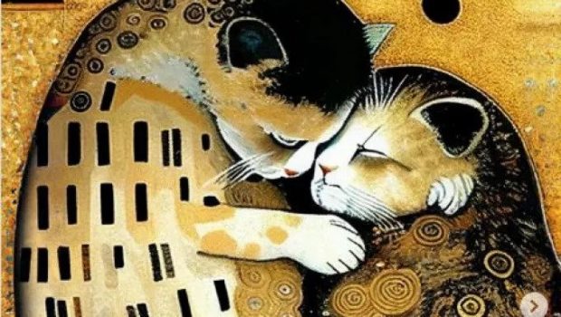 Το «Φιλί» του Κλιμτ με γάτες - Το μουσείο της Βιέννης επιστρατεύει την AI στα μουσεία της