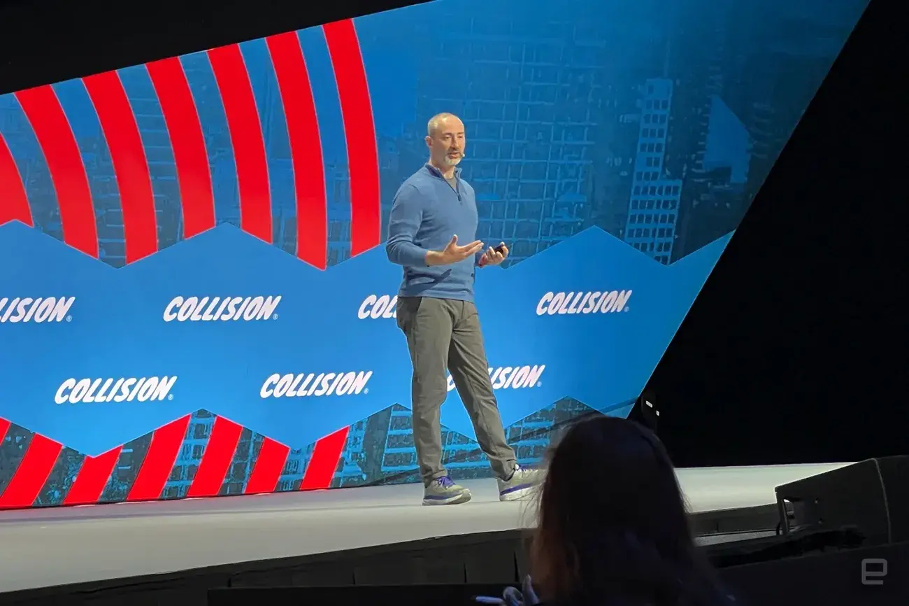 Ο Morgan McGuire του Roblox στο Collision 2023