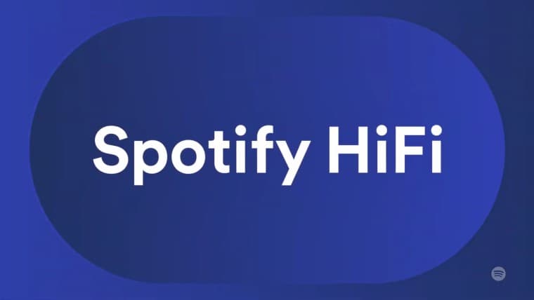 Spotify HiFi text on a purple background