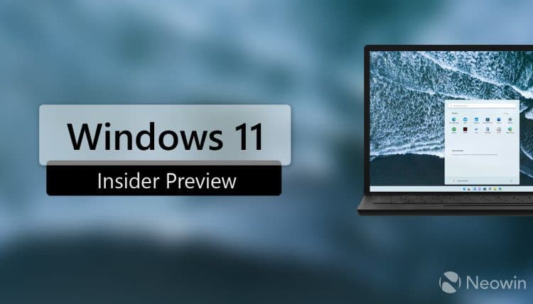 windows 11 inside preview written next to a virtual laptop running Windows 11