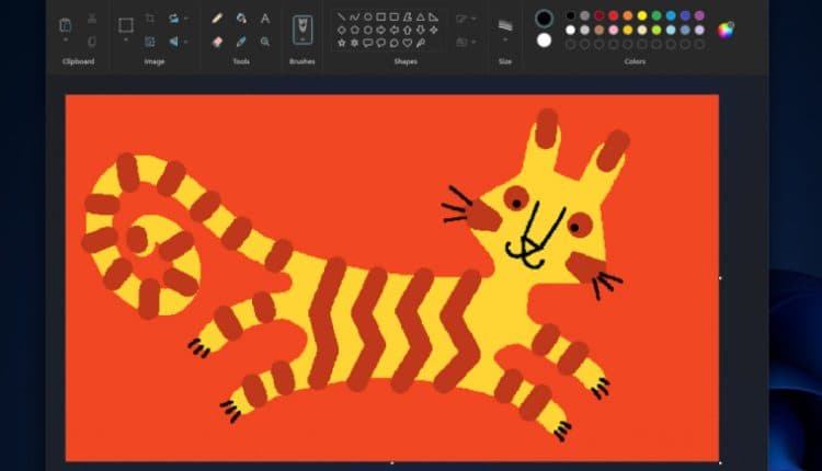 Microsoft Paint dark mode
